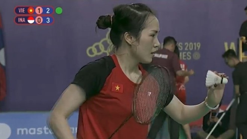 Vũ Thị Trang có một chiến thắng vất cả giải Vô địch đơn nữ tại SEA Games 30