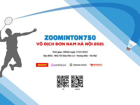 Zoominton750 Giải cầu lông vô địch đơn nam Hà Nội 2021- Tại sao lại thành công như vậy