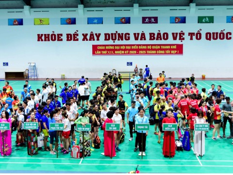 Ngày thi đấu thứ nhất tối ngày 19/06/2020 - giải cầu lông các CLB Quận Thanh Khê - TP Đà Nẵng mở rộng