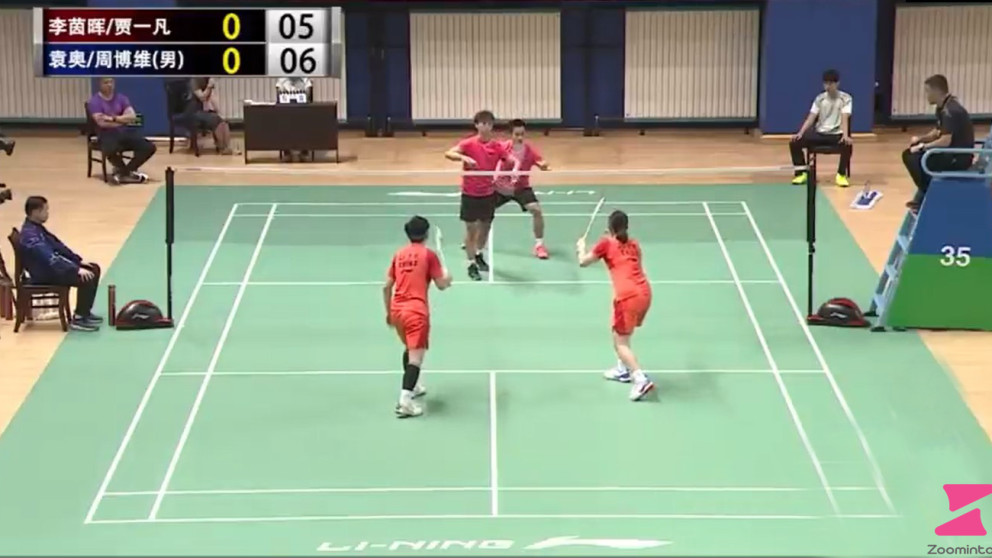 High Light Jia Yi Fan/Li Yin Hui Vs Male Province Men Doubles .