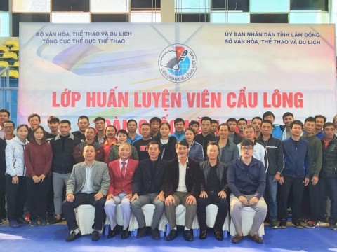 Khai mạc lớp huấn luyện viên cầu lông cấp 1 quốc gia tại Đà Lạt, Lâm Đồng