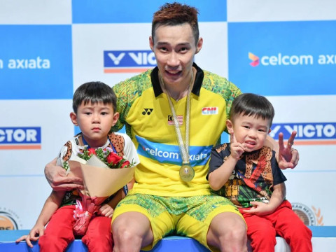 Con trai Lee Chong Wei - cậu bé Lee Kingston - tương lai cầu lông Malaysia