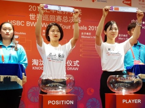 Lễ bốc thăm bán kết cho vòng chung kết thế giới HSBC BWF 2019