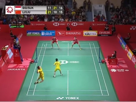 Badminton Highlights Kevin Sanjaya/Marcus Gideon vs Li Jun Hui/Liu Yuchen HSBC BWF 2019