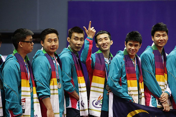 Đội tuyển cầu lông Malaysia tham dự thomas & uber Cup