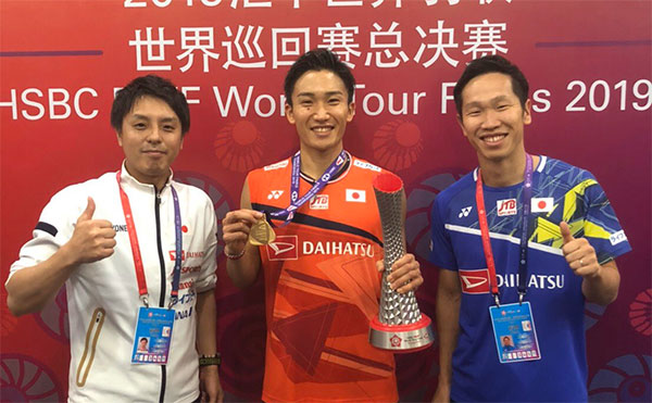 Kento Momota đã nhận được chứng nhận kỷ lục guinness 2