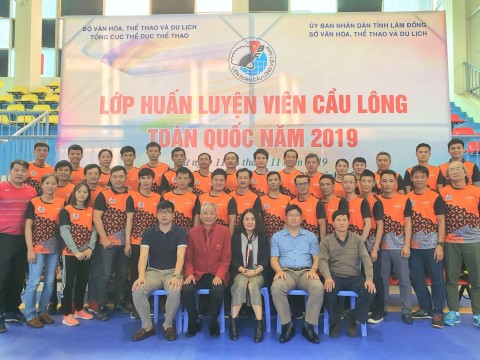 Bế giảng lớp huấn luyện viên cầu lông cấp 1 - 2019 tại Đà Lạt, Lâm Đồng