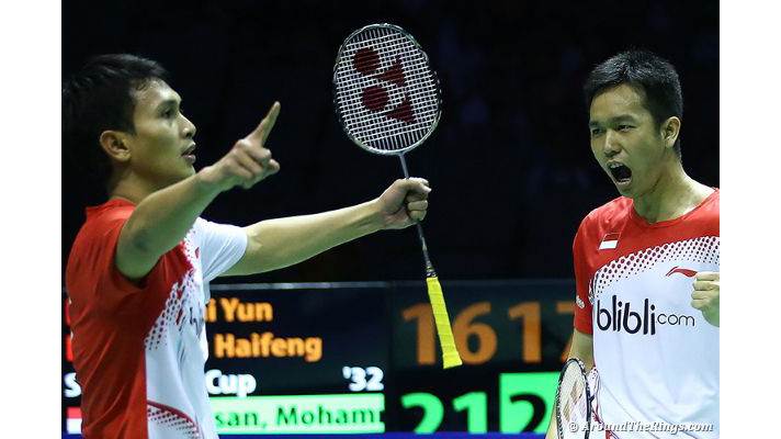 Hendra Setiawan và Mohammad Ahsan - cặp vđv cầu lông Indonesia