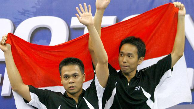 Hendra Setiawan và Markis Kido - cặp vđv cầu lông Indonesia