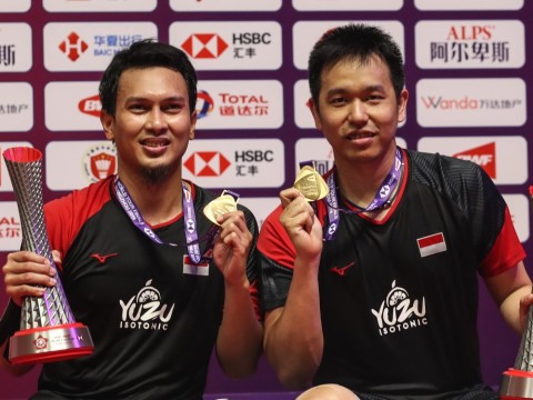 Đăng quang của cặp đôi Indonesia tại giải HSBC BWF 2019