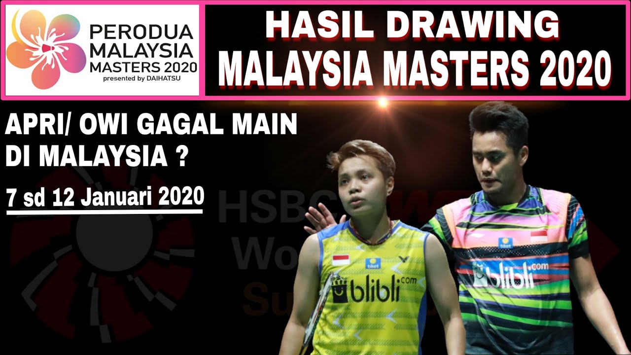 giải cầu lông Malaysia Master 2020