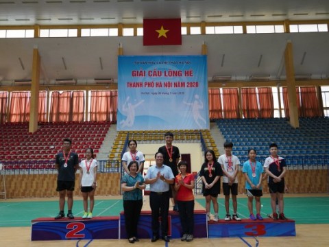 Giải Cầu lông hè thành phố Hà Nội năm 2020 khép lại thành công